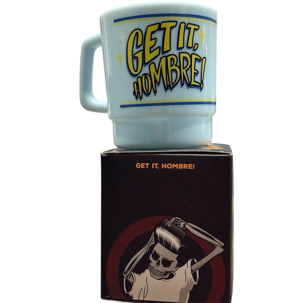 Suavecito "Get It, Hombre!" Metro Milk Mug – Rare Collectible – With Box